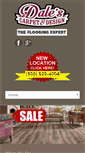 Mobile Screenshot of dalescarpetandflooringredbluff.com